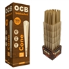 OCB Unbleached Cones 1 1/4 - (100 per Box)